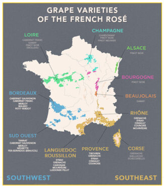 Southeast is Southeast, and Southwest is Southwest – Rosés From The Two  Southern Opposite Ends of France: The Mediterranean Coast and The Atlantic  Coast (A Baker's Dozen $297) | Elie Wine Company